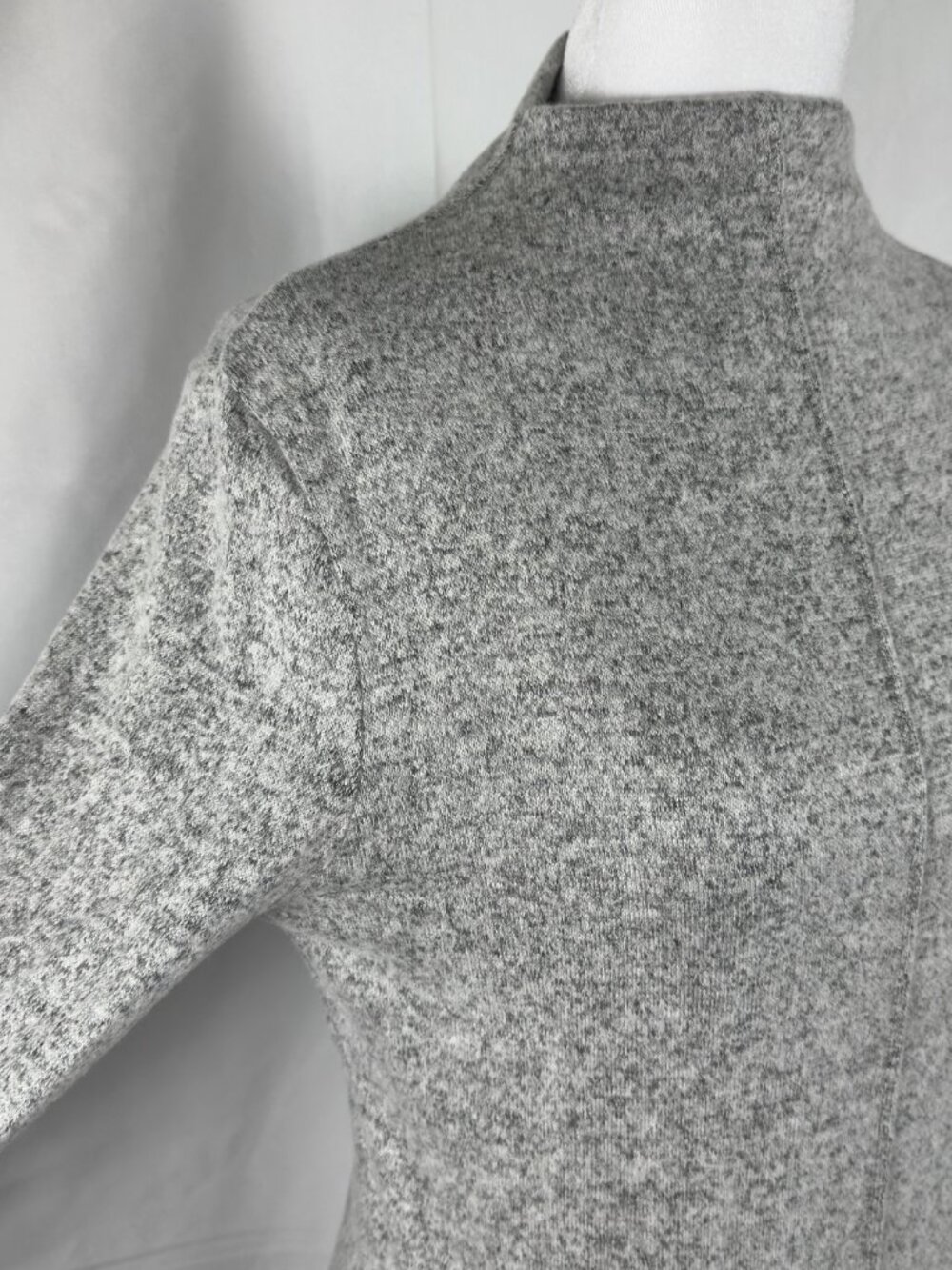 NLT Heather Gray Mock Neck Top – Small – NWOT - Picture 3 of 10